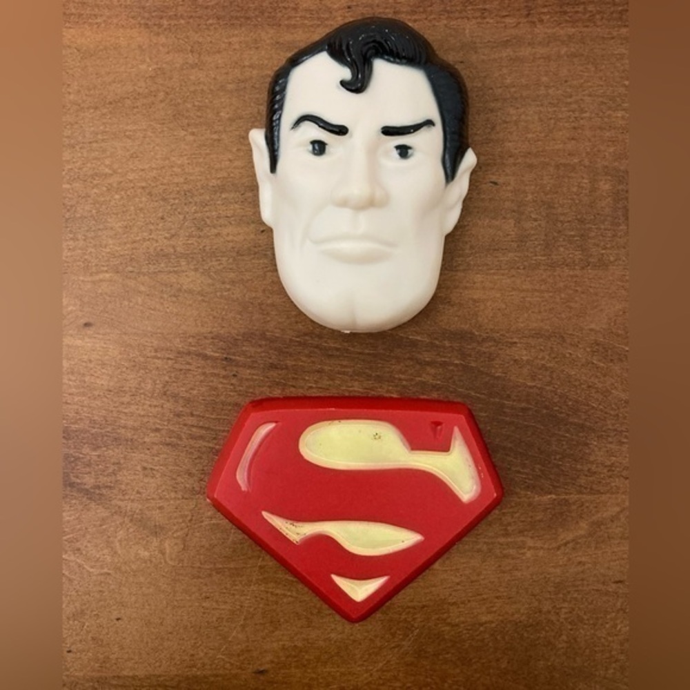 Vintage Superman Clark Kent Birthday Cake Toppers